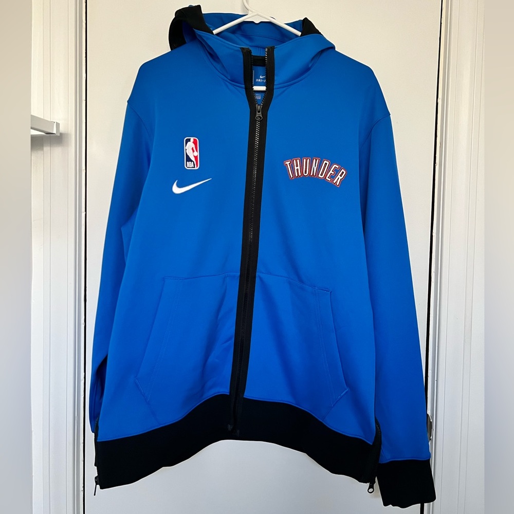 NWOT NIKE NBA Oklahoma City Thunder DRI-FIT Warmup Jacket